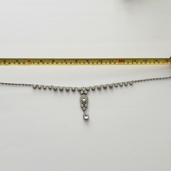 Nicole Miller RARE Crystal Necklace Social Occasion - Picture 4 of 8